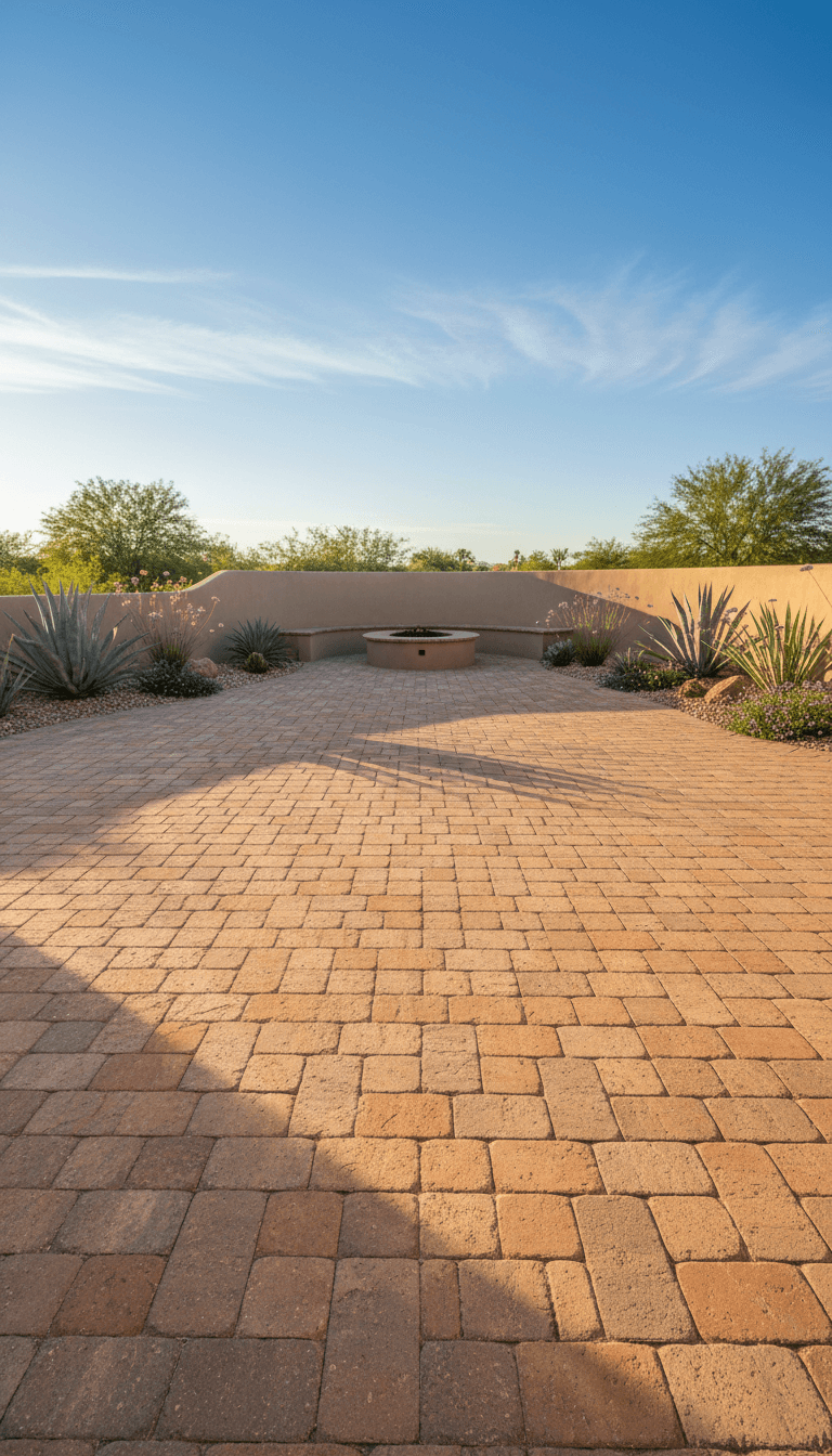 Paver patio in Palm Desert