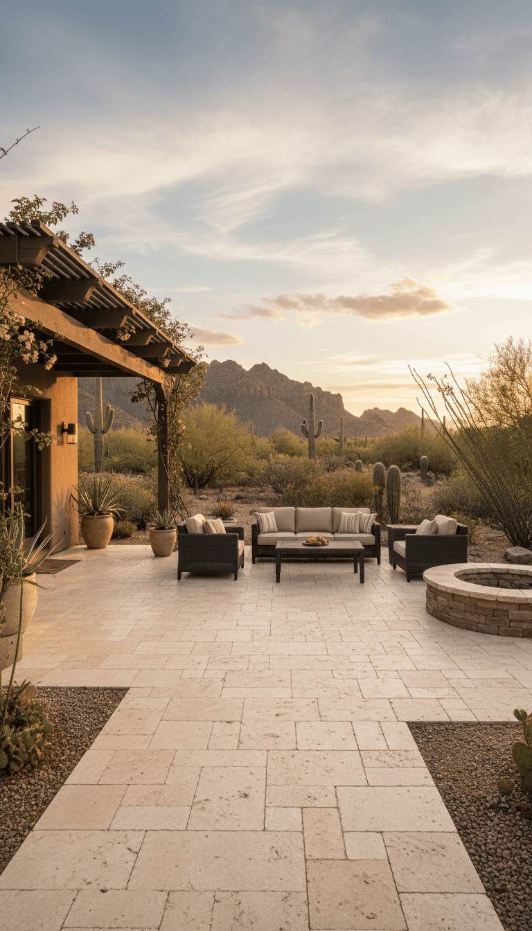 Travertine vs Pavers Pool Deck: Choosing the Best Surface for Palm Desert Heat